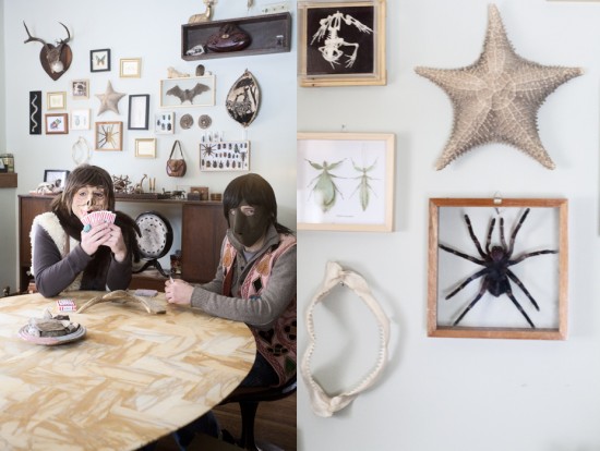 Toby and Alex often throw costume parties and play cards