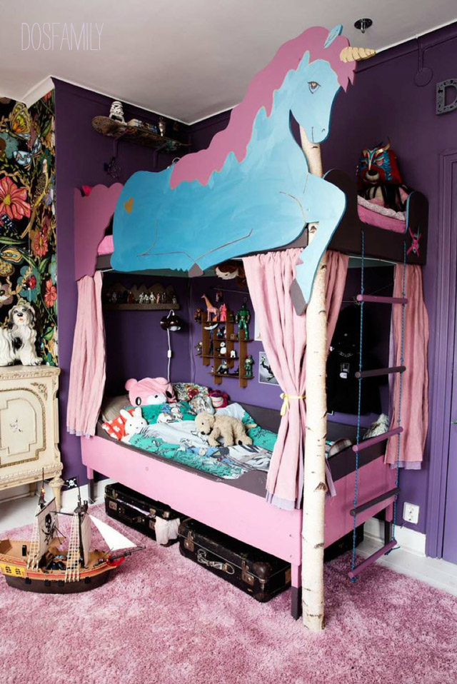 The unicorn bunkbed needs a new home Dos Family